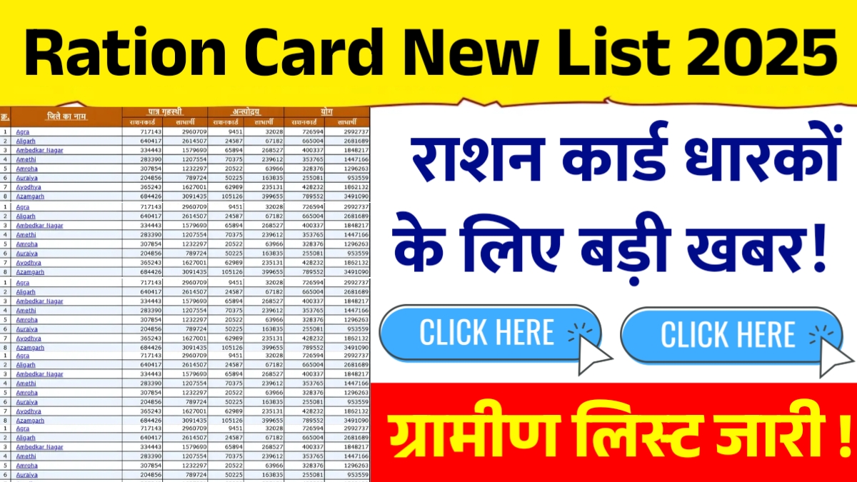 Ration Card New List 2025
